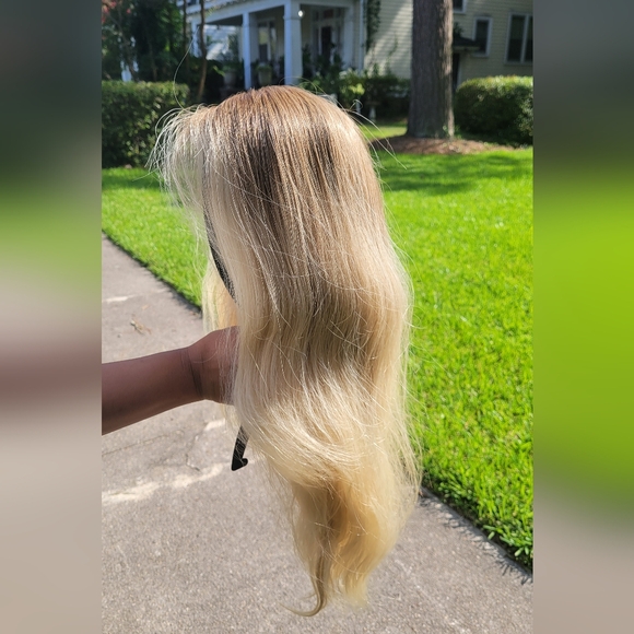 NEW Eniola "Kristy" Blonde Human Hair Wig - Picture 13 of 17